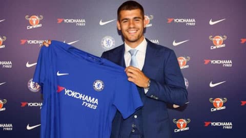 Morata đã ra mắt CLB mới