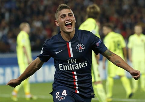 Verratti là phương án chất lượng nơi hàng tiền vệ