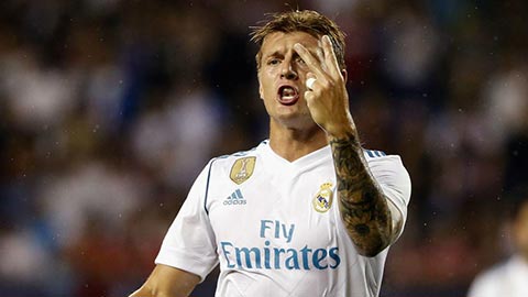 Kross chỉ kém duy nhất Ronaldo về số lần ra sân tại Real trong ba năm qua