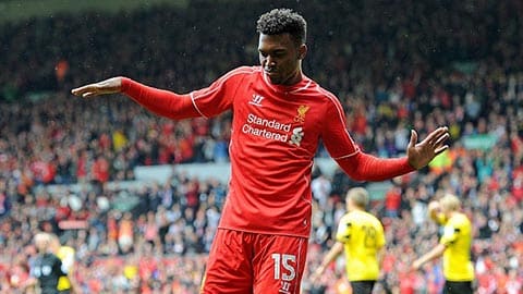 Sturridge vắng mặt do chấn thương đùi