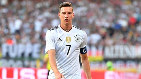 Draxler là thủ quân ĐT Đức tại Confed Cup 2017