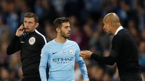 HLV Guardiola thể hiện niềm tin vào Silva khi sử dụng anh trong cả 3 trận đầu