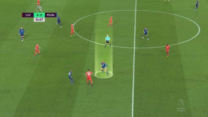 Fellaini có vai trò rất lớn khi phòng ngự