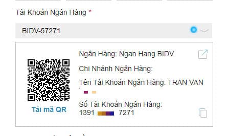 Thông tin tài khoản ngân hàng W88 nhận nạp tiền vào tài khoản