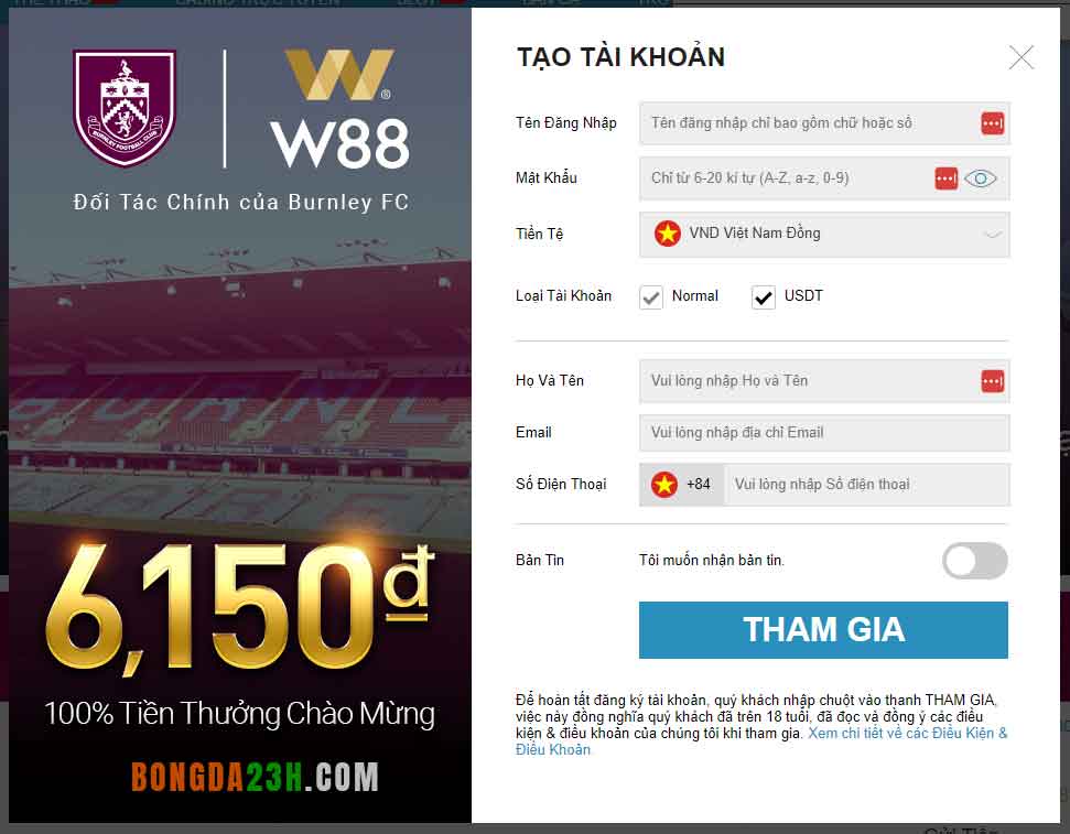 W88, mở trang bóng, tạo trang bóng, tài khoản cá cược bóng đá, tài khoản cá độ bóng đá, nhà cái W88, nhà cái uy tín, tạo trang bóng đá 88