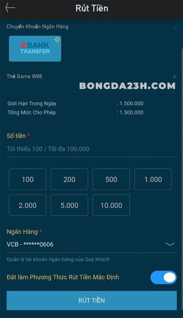 rút tiền cá cược bóng đá, rút tiền cá độ bóng đá,